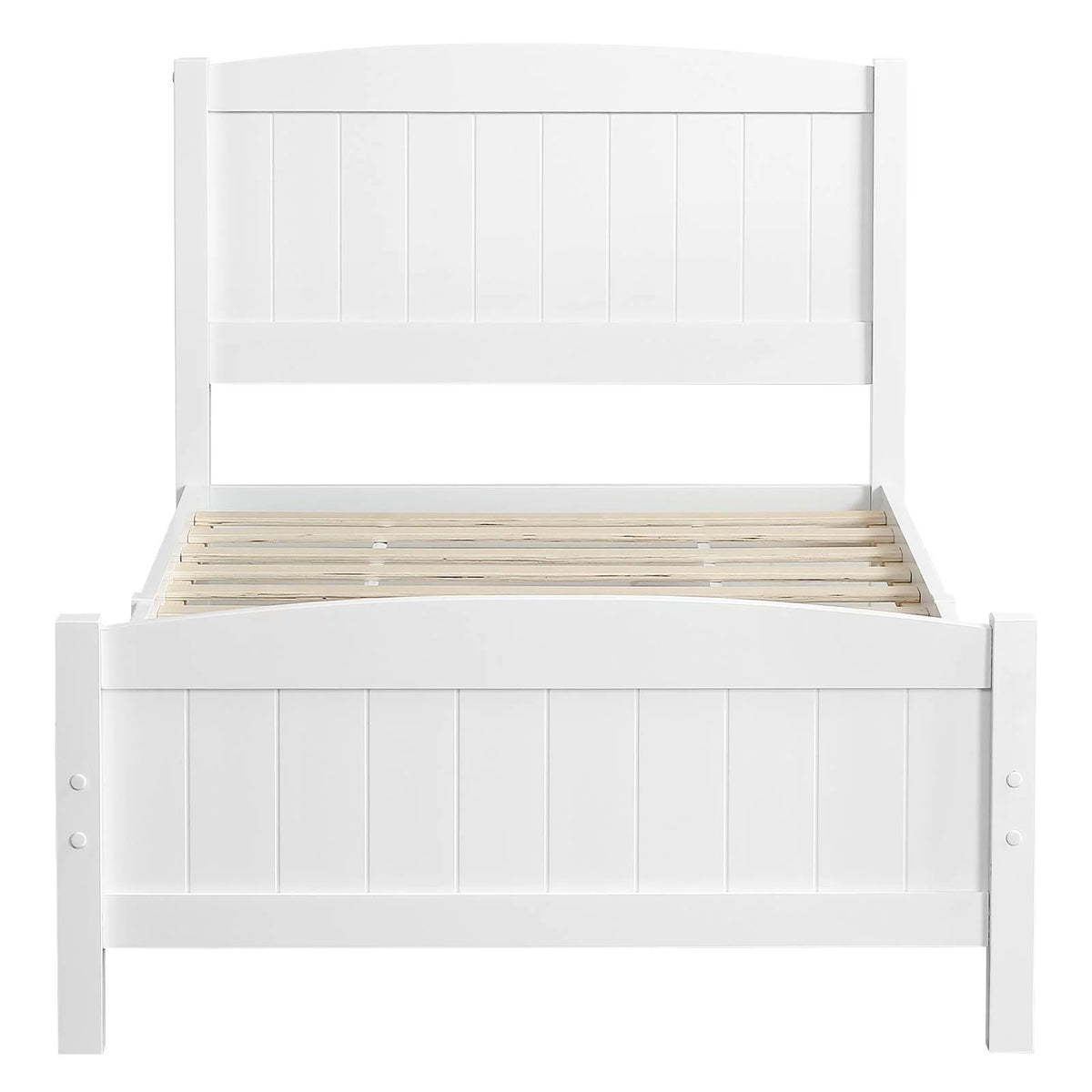 Queen Solid Pine Wood Platform Bed Frame with Headboard H819