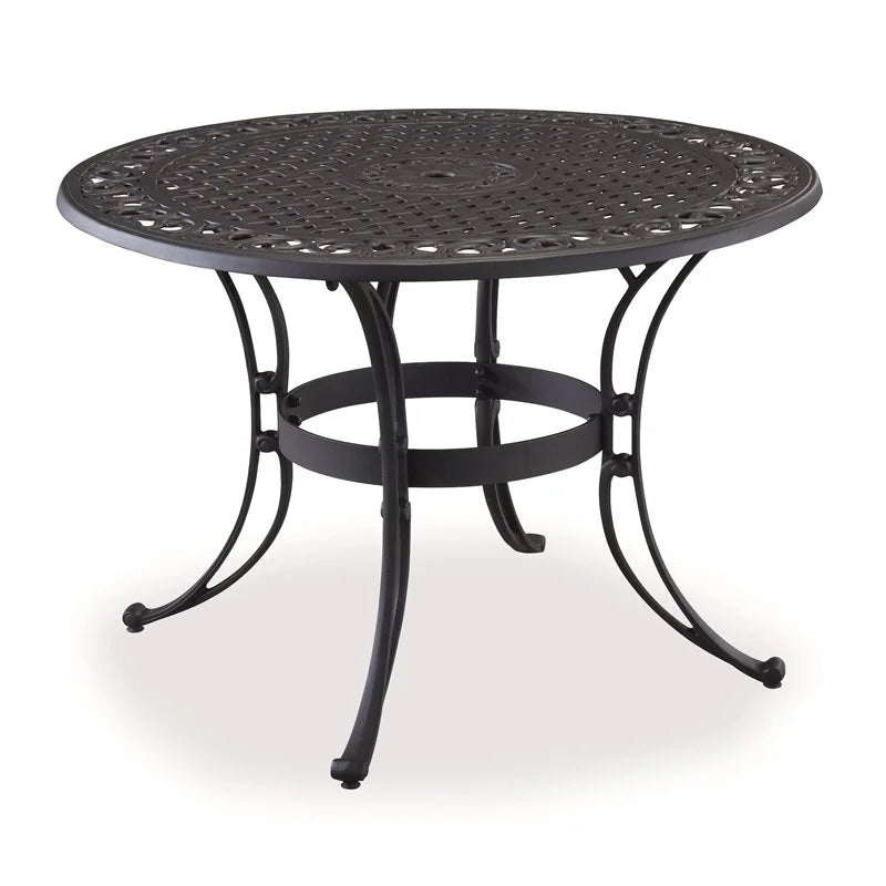 Brown Aluminum Outdoor Dining Table E9153