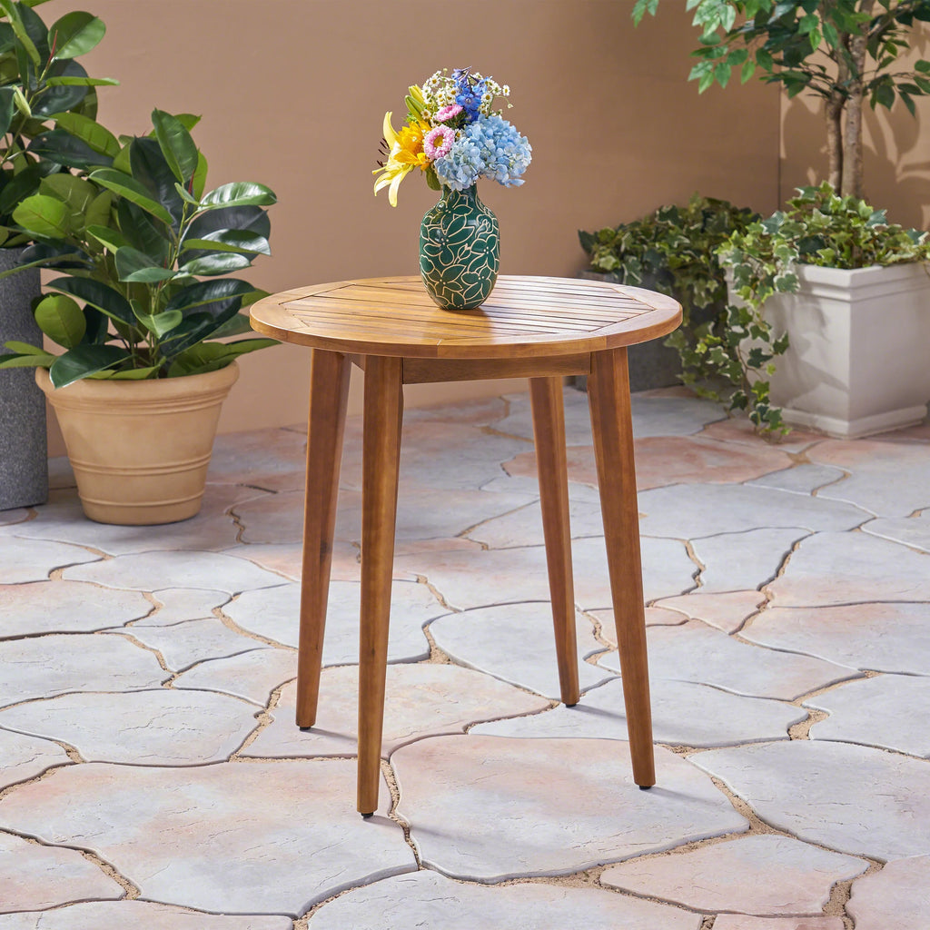 Acacia Wood Round Bistro Table H8755