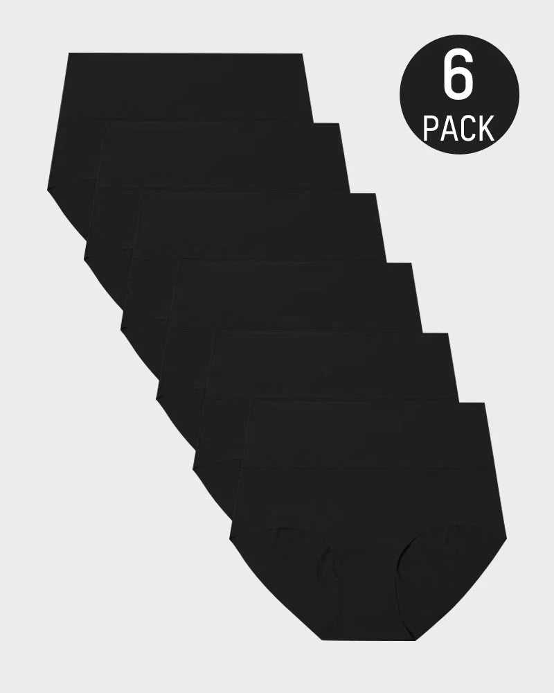 High-Waist No Show Panties 6 Pack P751
