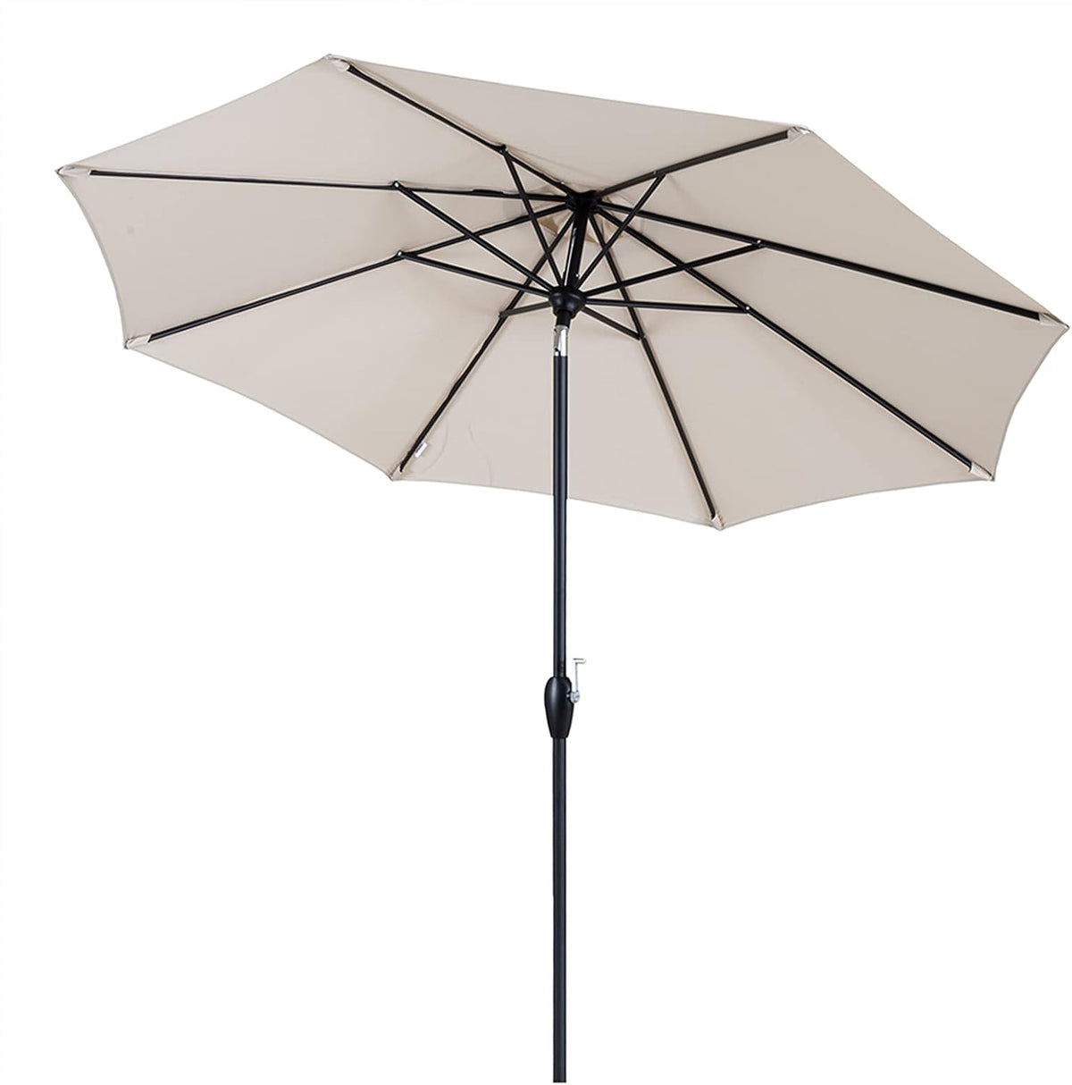 10' Outdoor Patio Table Umbrella with Auto Tilt and Crank D881