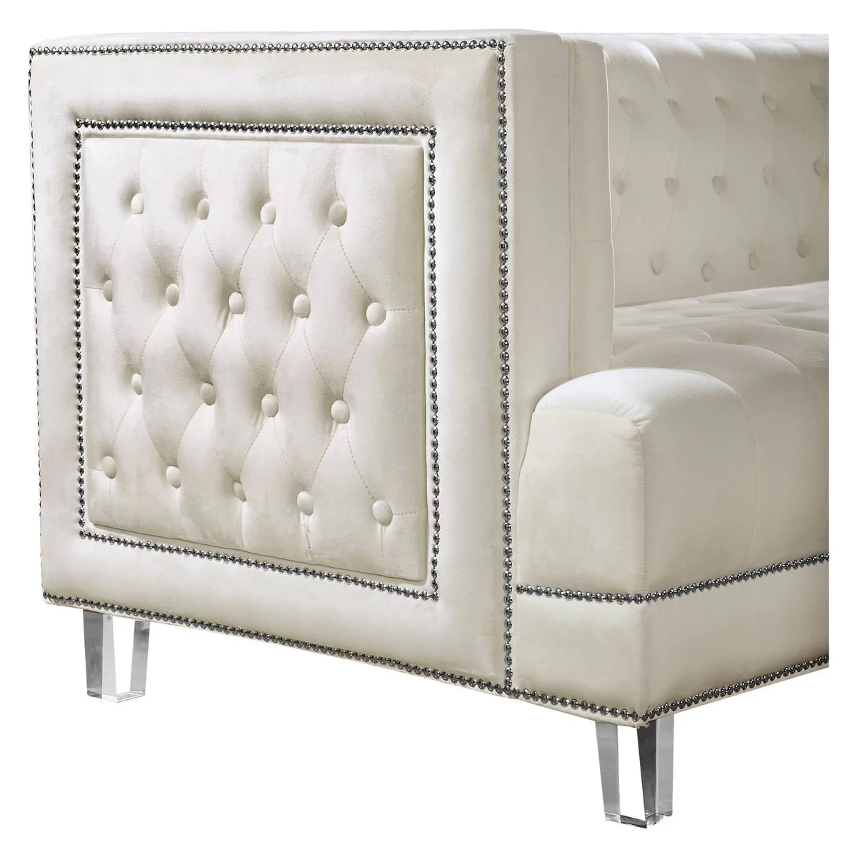 Cream Velvet Chair P2800