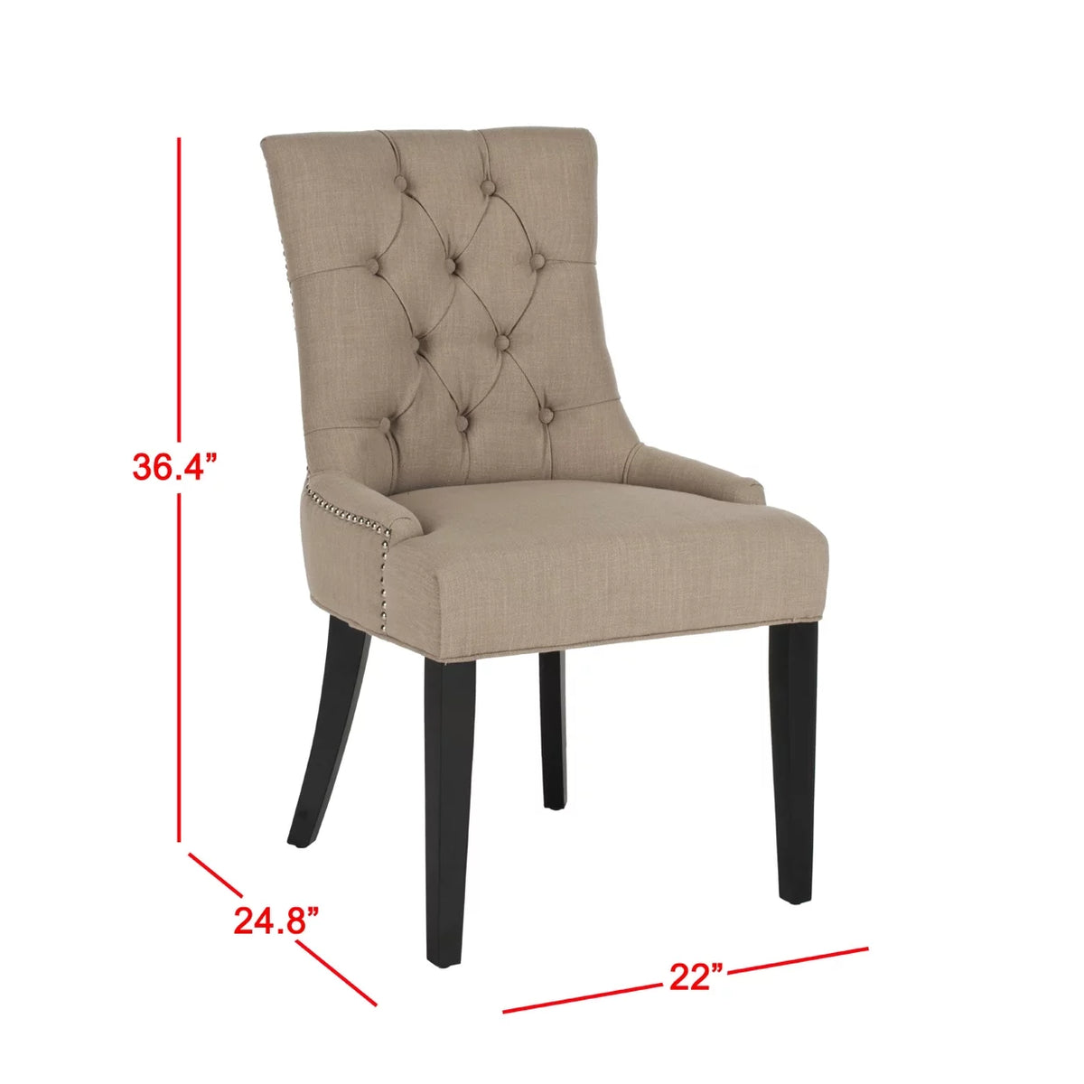 Set of 2 Tufted Side Chair X24341