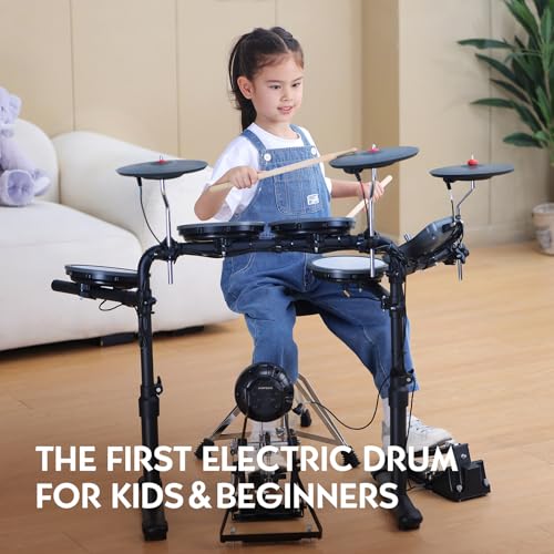Electric Drum Set with Mesh Drum Pads Z869