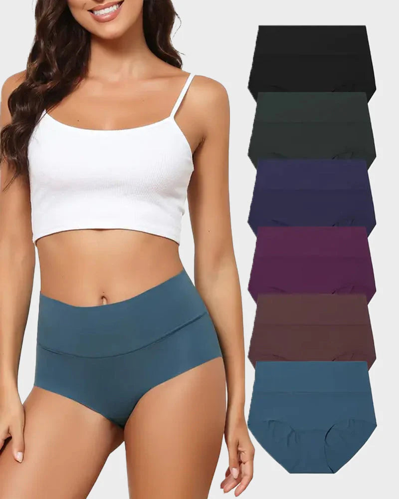 High-Waist No Show Panties 6 Pack P751