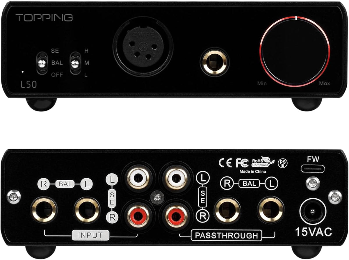 Black Headphone Amplifier F5466
