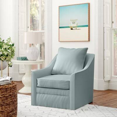 30x22 Wide Swivel Armchair P953