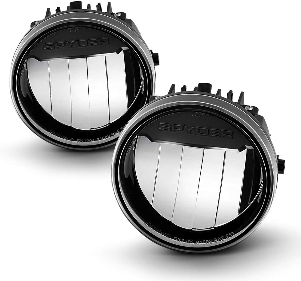 For 2011-2014 Ford F150 Black LED Bumper Fog Lights Assembly G3776