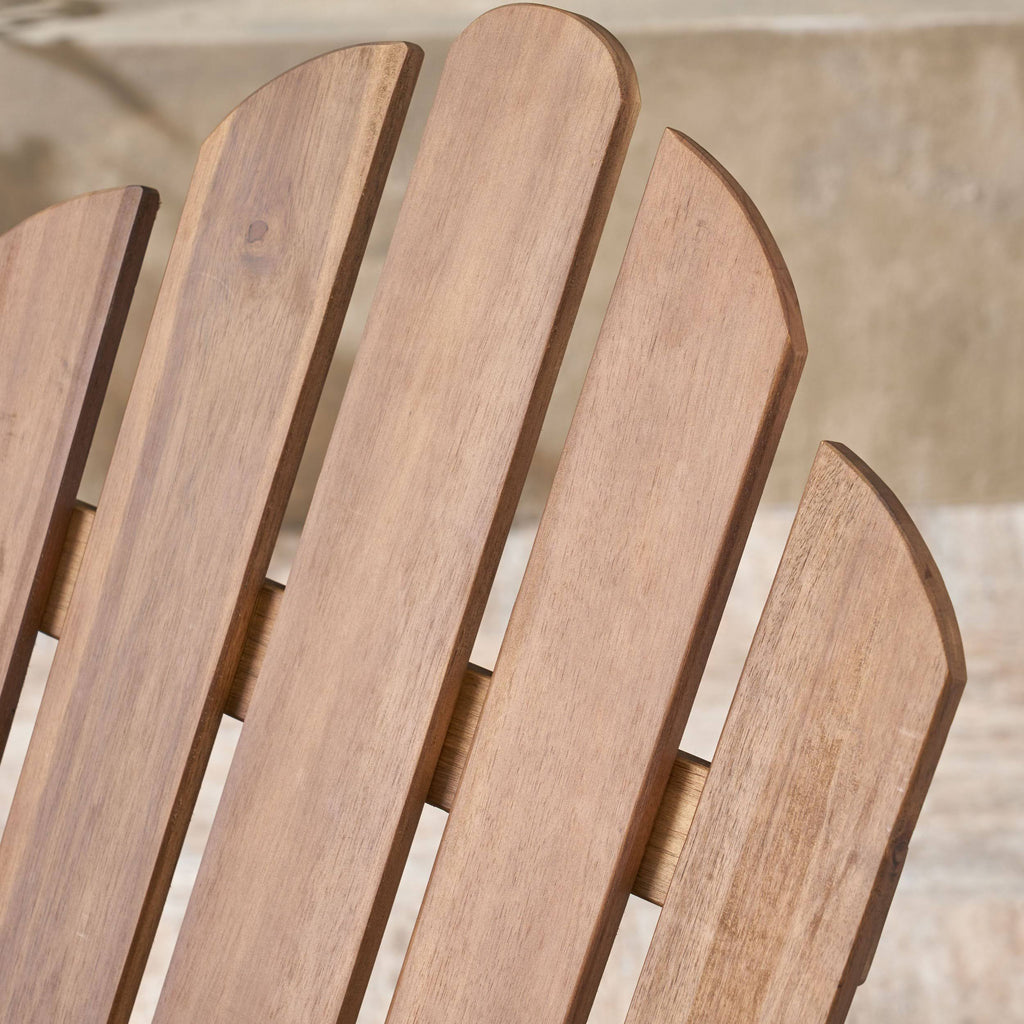 Dark Brown Acacia Wood Outdoor Rocking Chair M9017