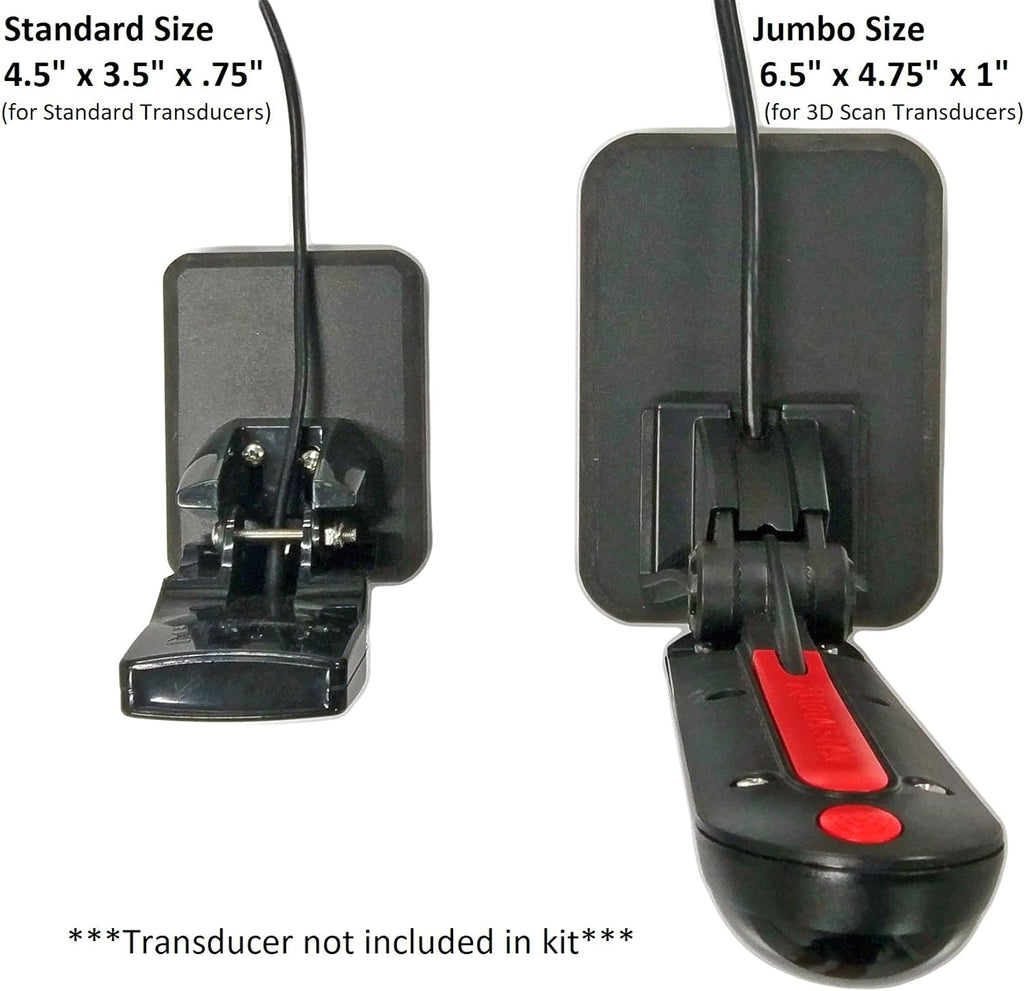 Black Screwless Transducer Mounting Kit Pack of 2 J292