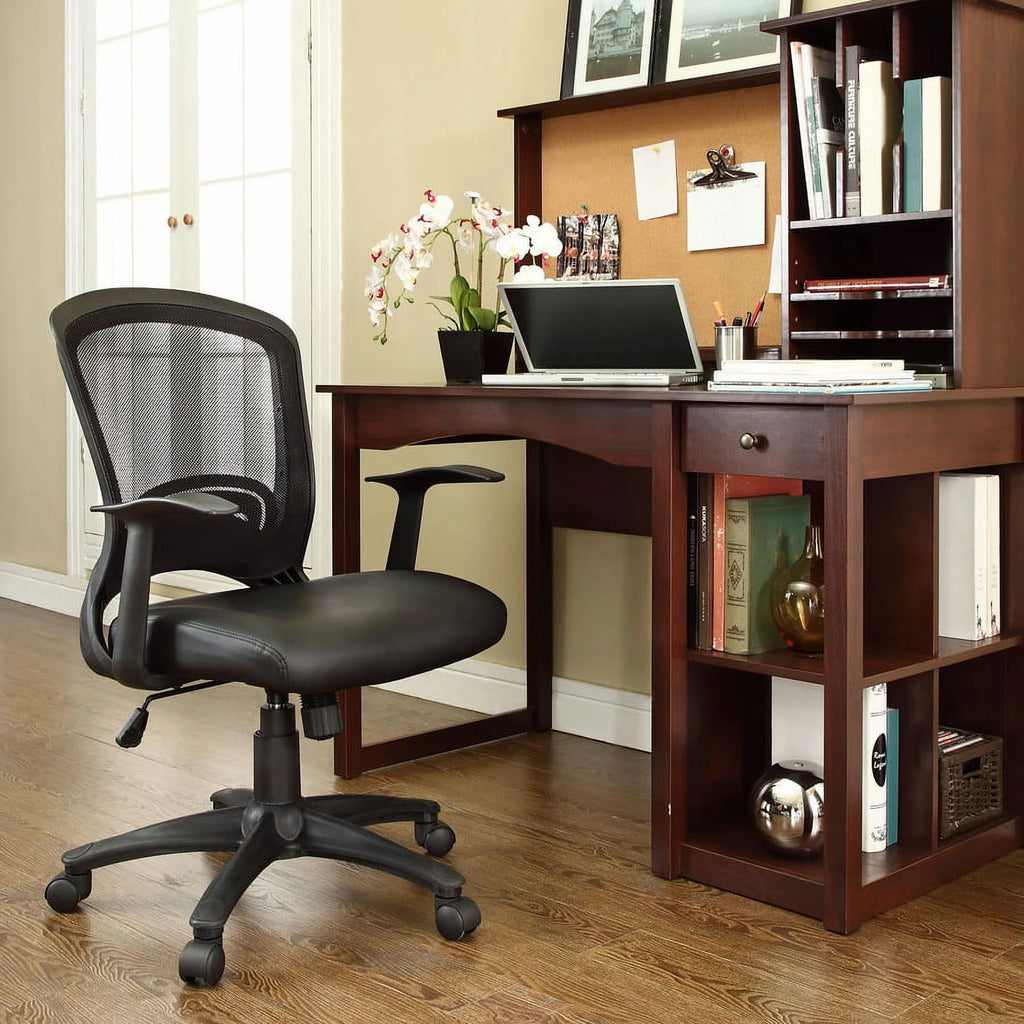 Black Vinyl Office Chair Q4014