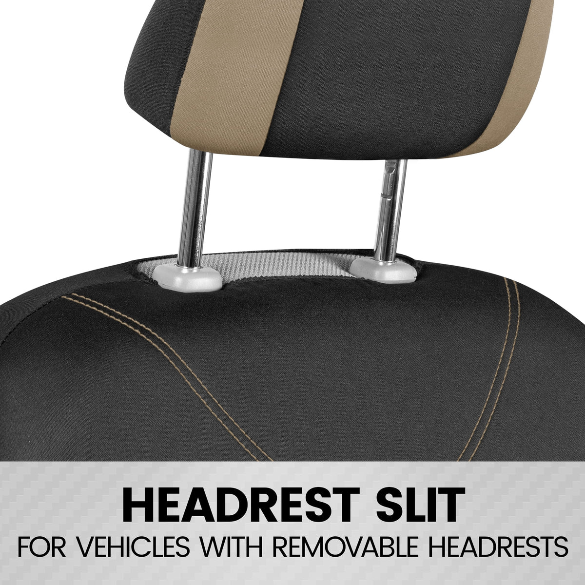 Car Seat Covers with 5 Headrests J7601
