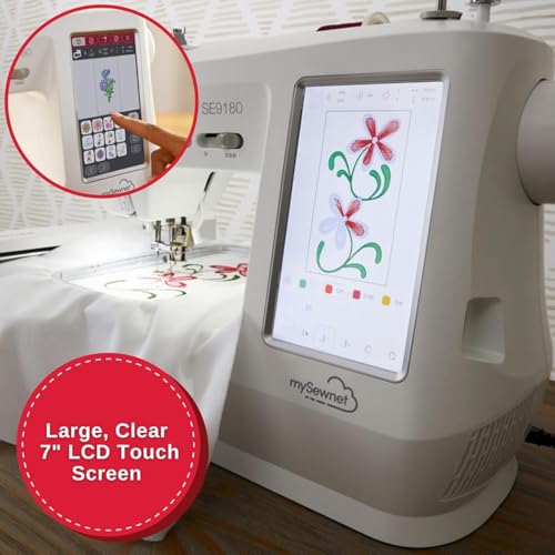 Sewing & Embroidery Machine with 250 Built-in Stitches G7133