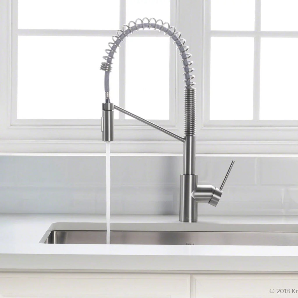 Single Handle Pull Down Kitchen Sink Faucet, Chrome G2782