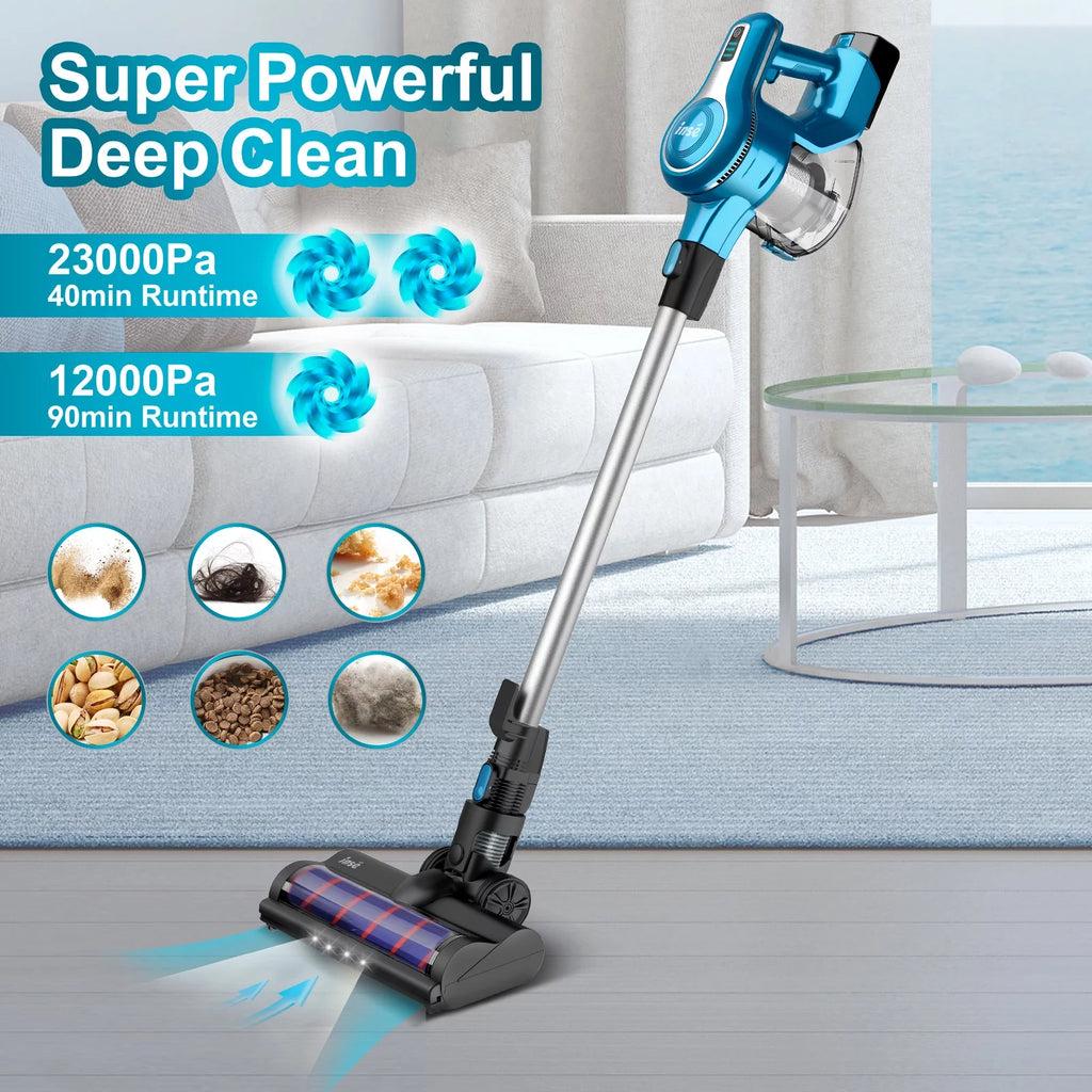Cordless Vacuum Cleaner with 2 Batteries E2918