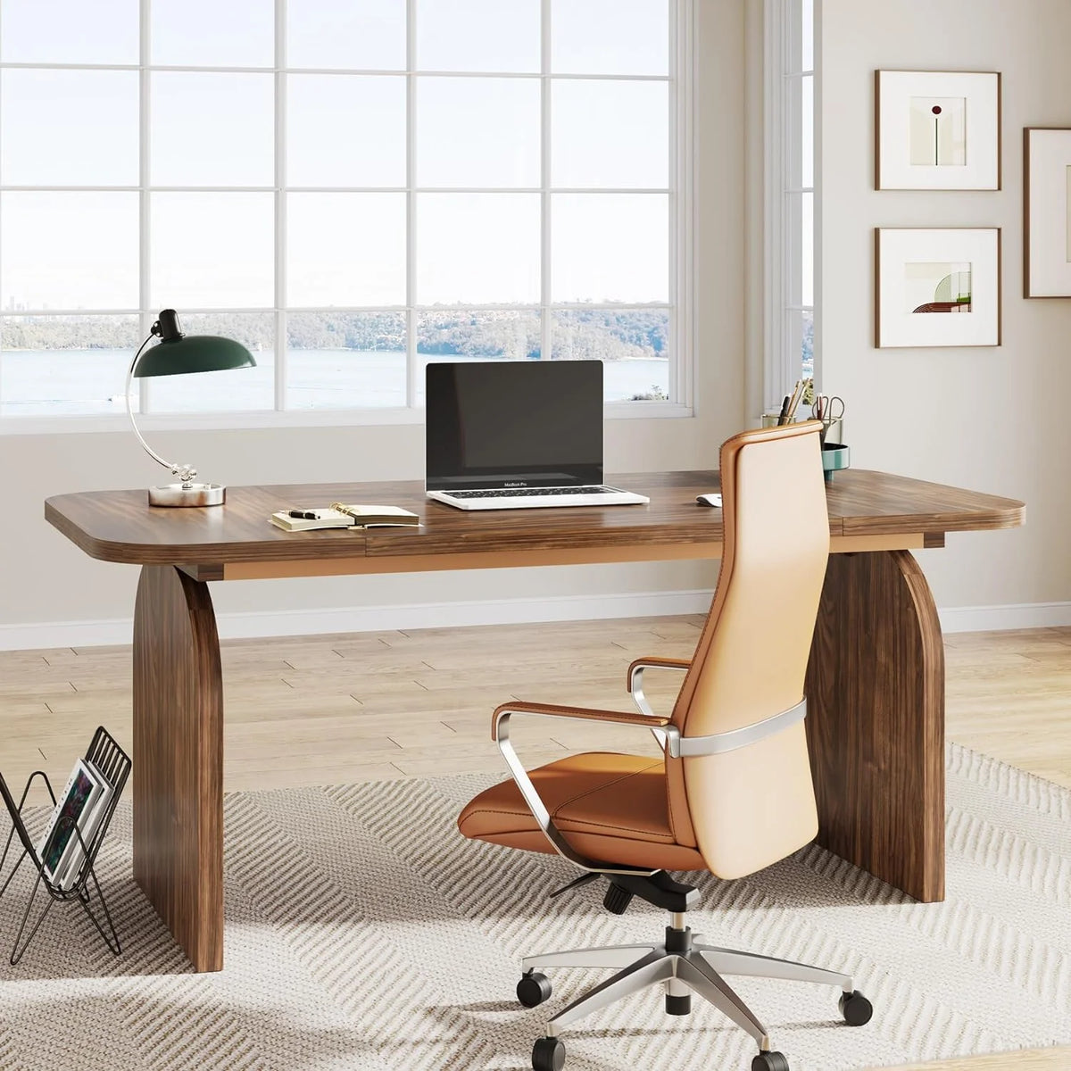 63-Inch Rectangular Executive Desk S742