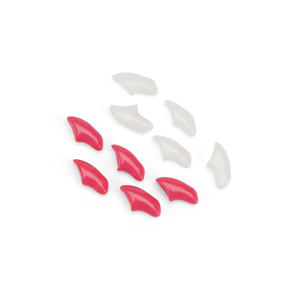 Clear & Pink Cat Nail Caps H906