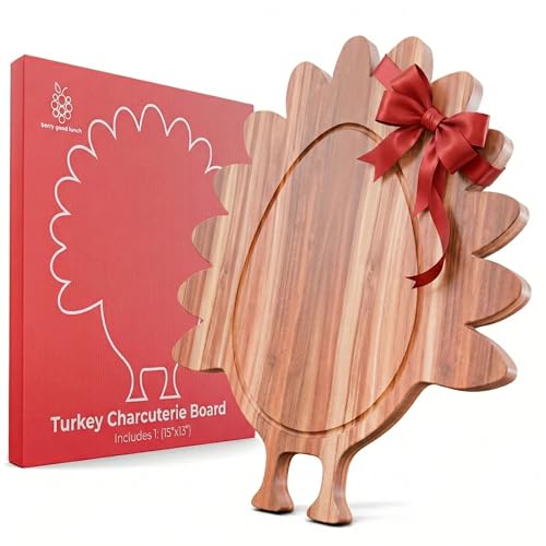 17-Inch Acacia Wood Christmas Cutting Board Y782030