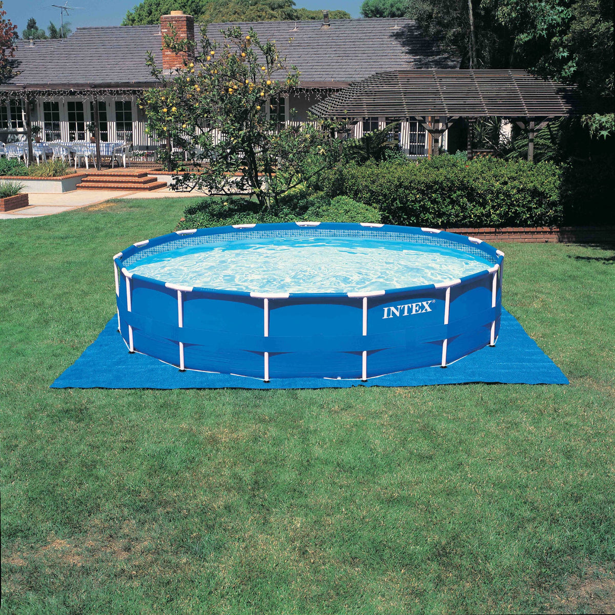 15-Feet by 48-Inch Metal Frame Pool Set A197508