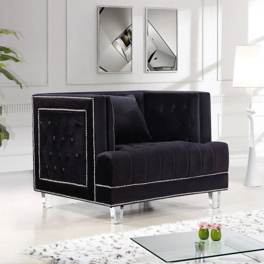Cream Velvet Chair P2800
