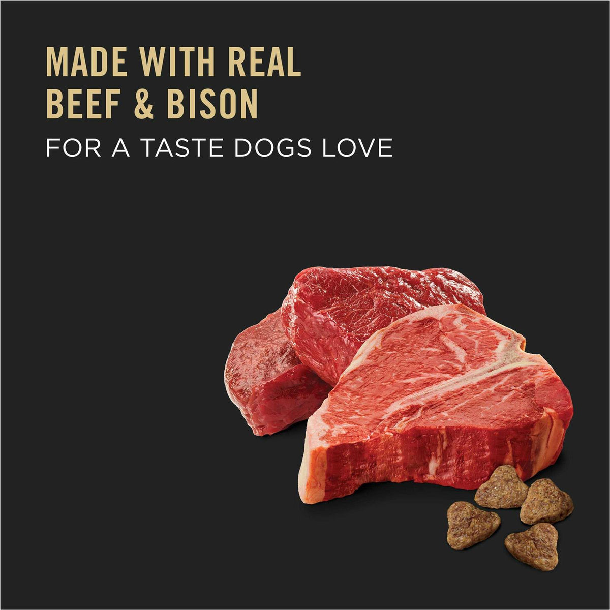 Beef & Bison Formula Dry Dog Food J513
