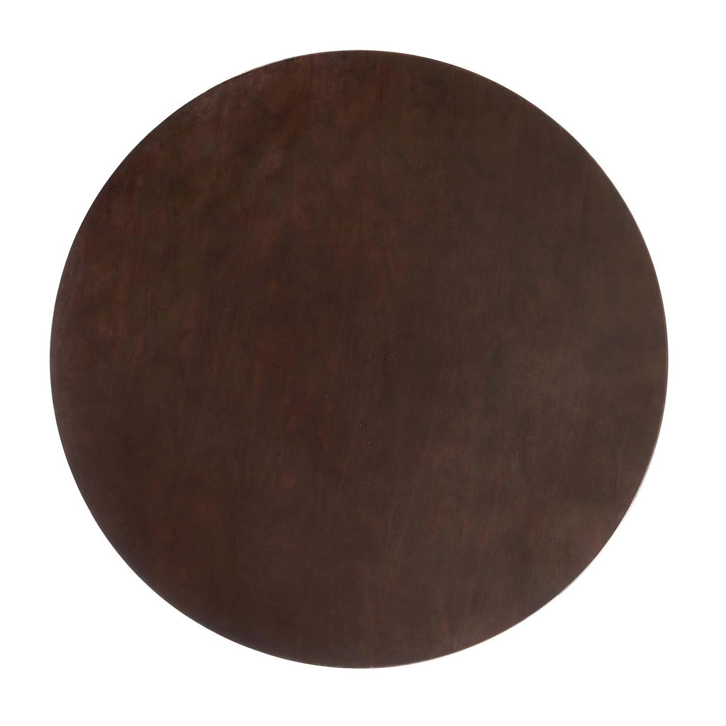 60" Round Wood Metal Dining Table M888