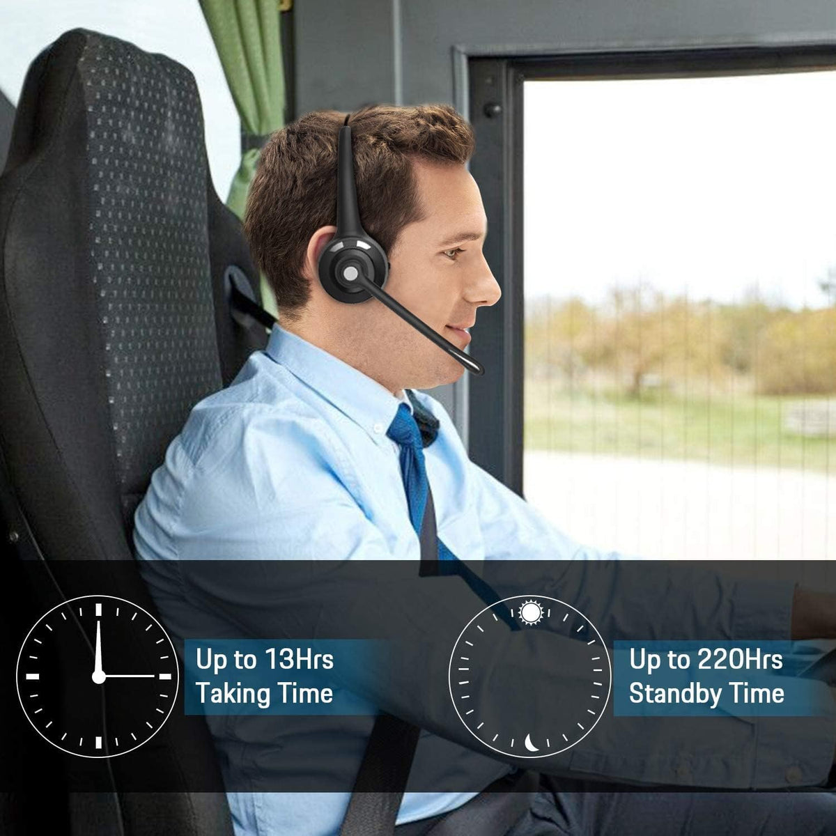 Wireless On Ear Headphones with Microphone J183