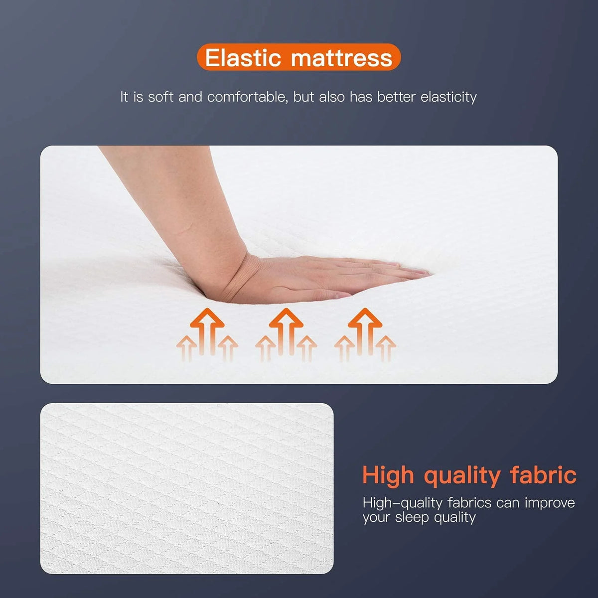 8 inch Twin Size Memory Foam Gel Mattress B428771