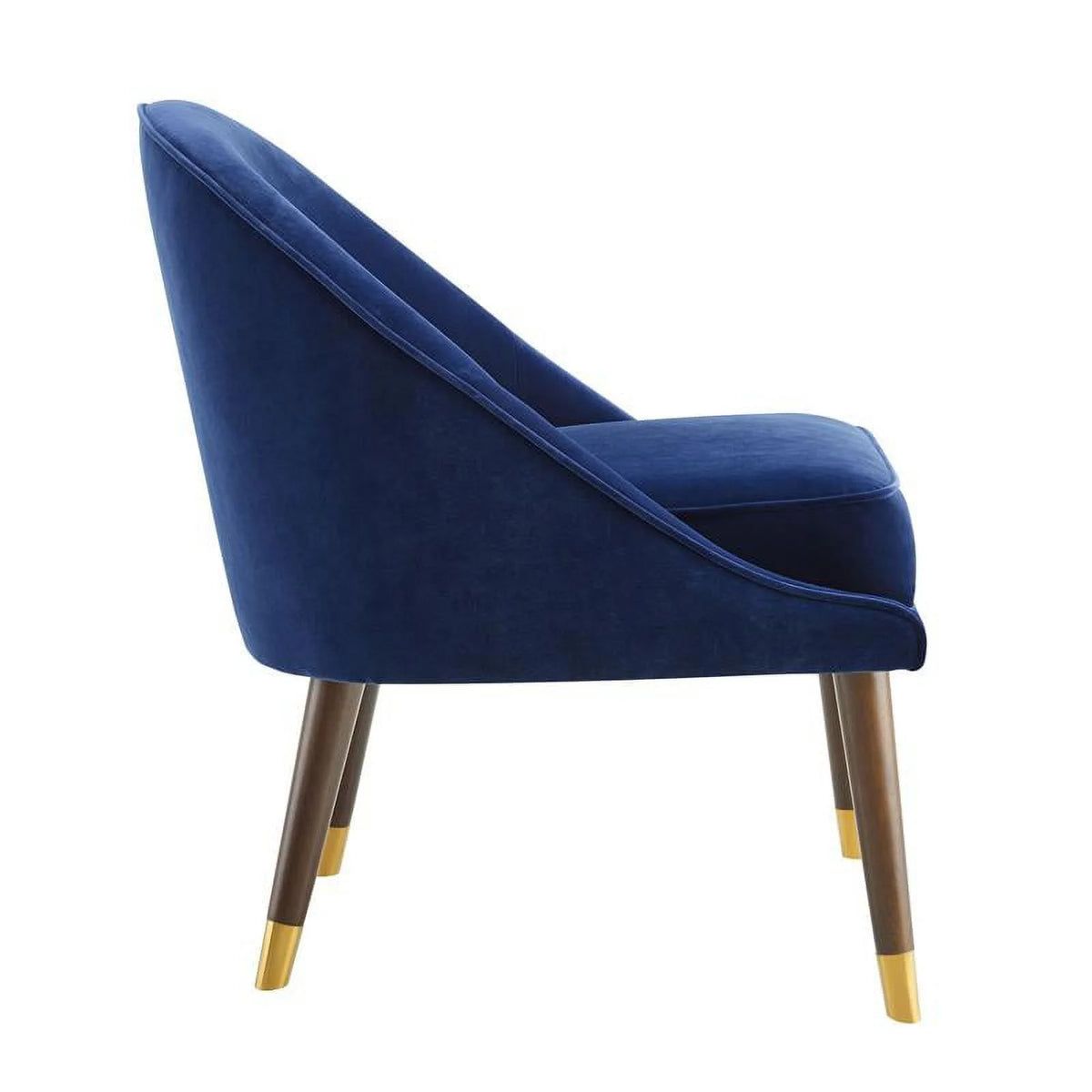 Navy Blue Velvet Accent Chair W26812