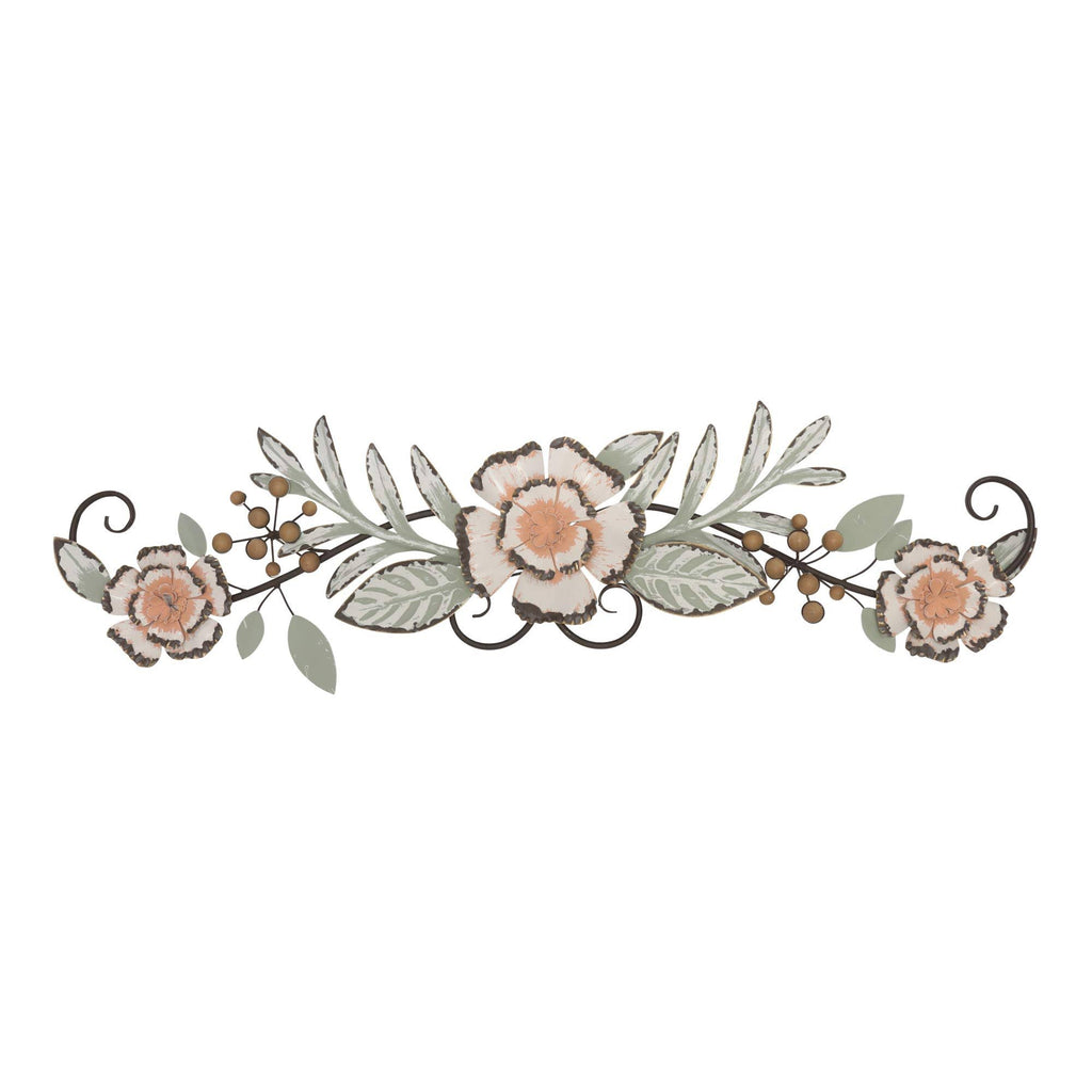 Tropical Floral Over The Door Wall Decor T1564