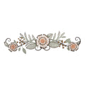 Tropical Floral Over The Door Wall Decor T1564