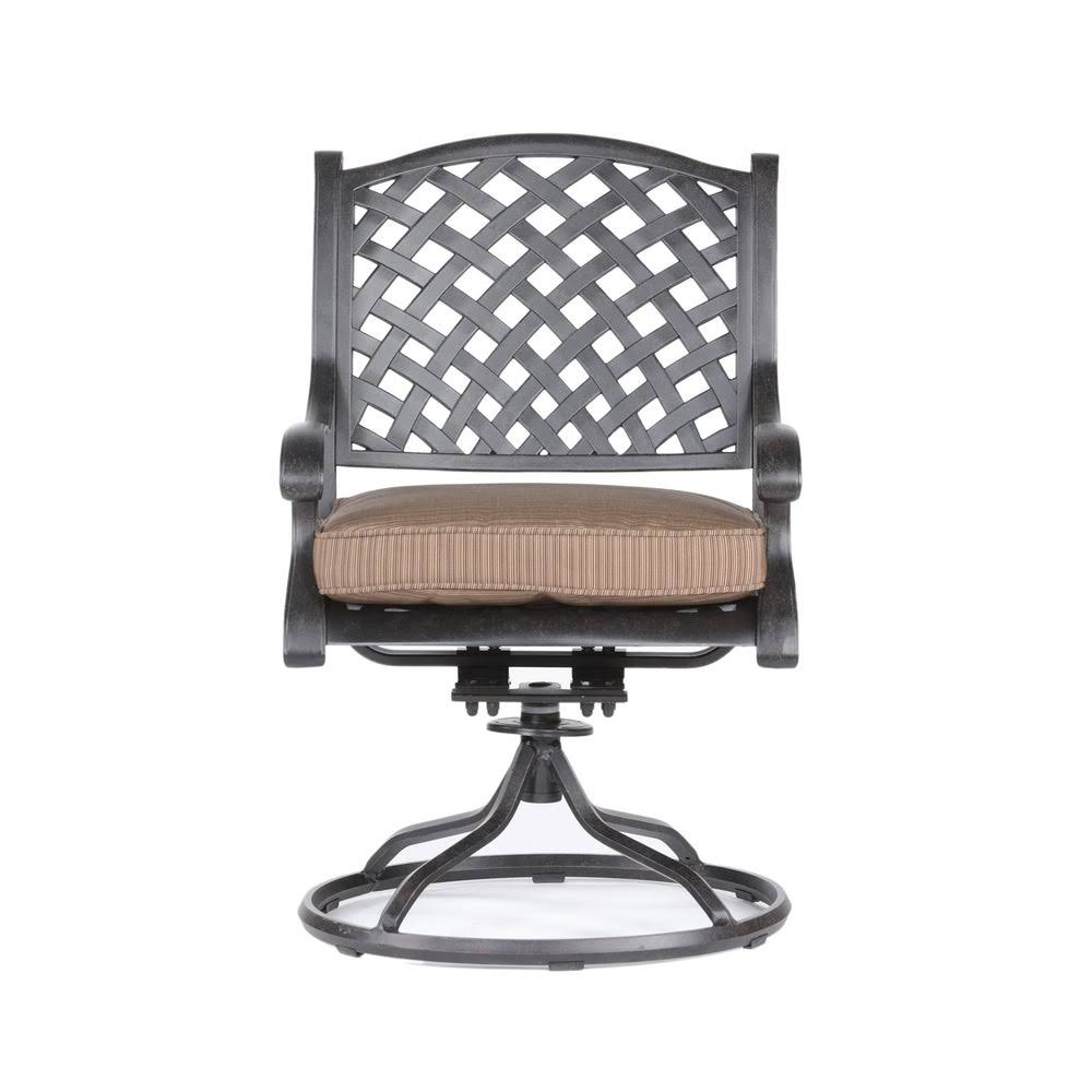 Olefin Aluminum Dining Swivel Rocker with Cushion Set of 2 M640