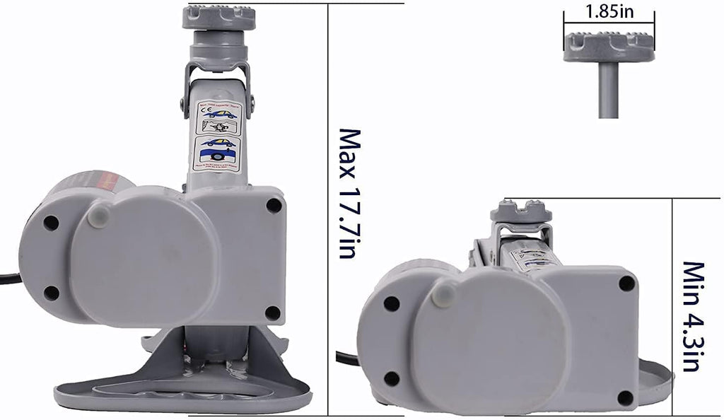 5 Ton 12V Electric Car Jack Kit with Impact Wrench T112930