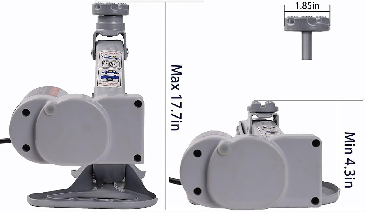 5 Ton 12V Electric Car Jack Kit with Impact Wrench T112930