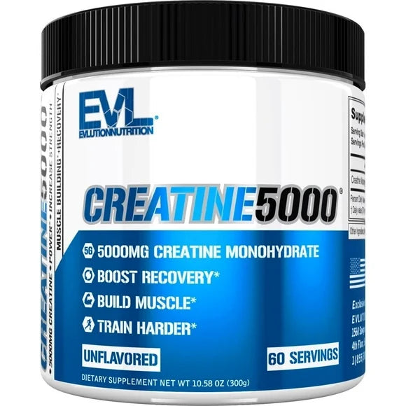 Creatine Monohydrate Powder 5000mg Unflavored 60 Servings I558448