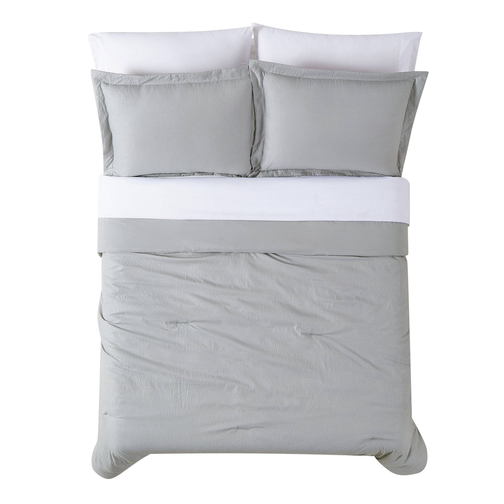 King Gray 7 Piece Bed in A Bag Z1871