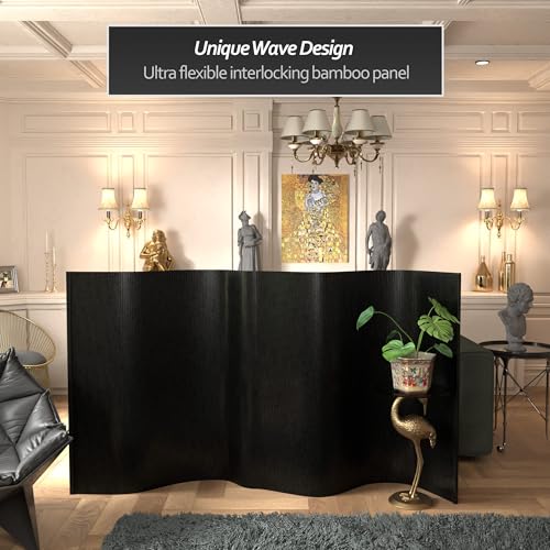 6 ft. Tall Bamboo Wave Screen U8268
