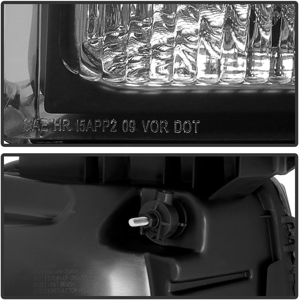 Black Replacement Headlights Driver + Passenger Side E2158