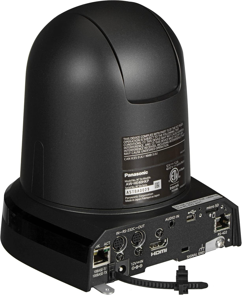 Black PTZ Camera with HDMI Output M850