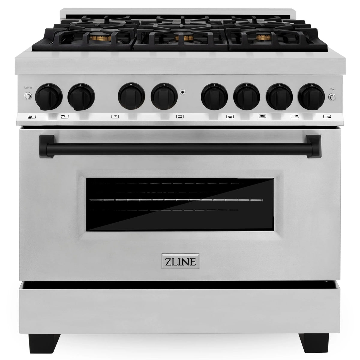 36 4.6 cu. ft. Dual Fuel Range Stainless Steel B8334