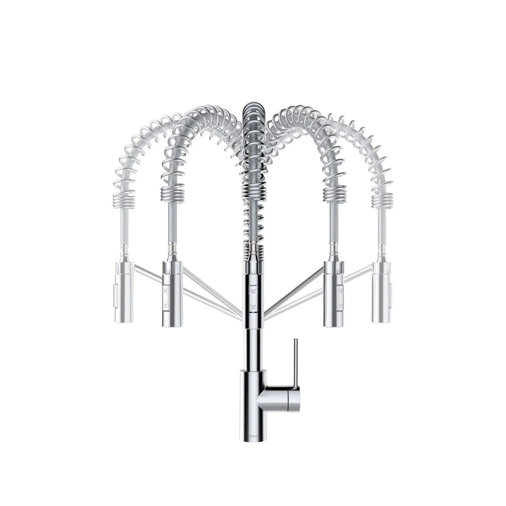 Single Handle Pull Down Kitchen Sink Faucet, Chrome G2782