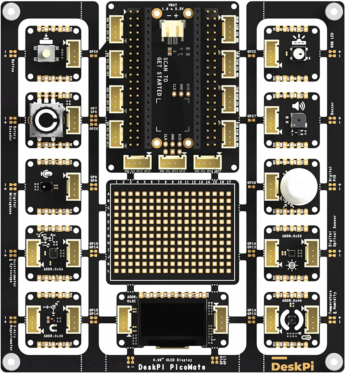 Learning Electronics and Programming Platform with 12 Detachable Modules U504362