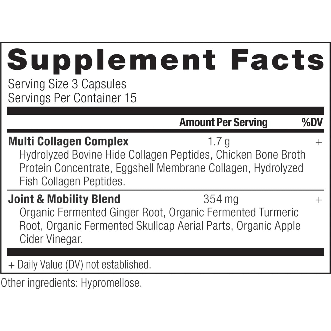 Collagen Joint + Mobility E342