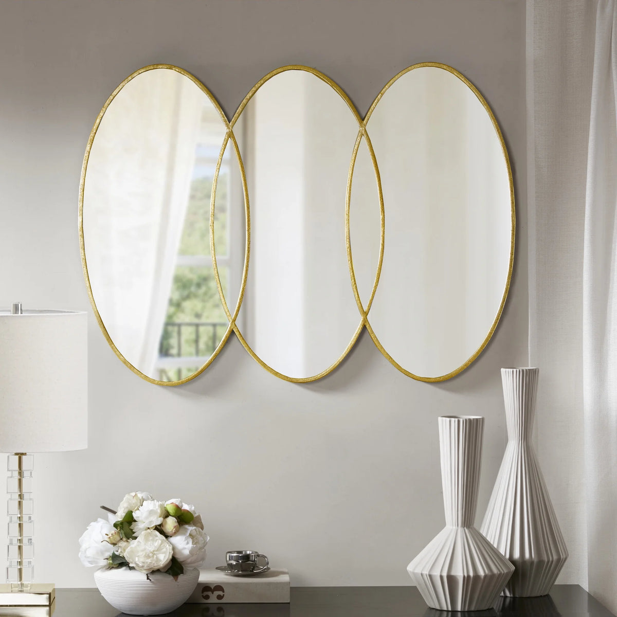 Gold Trio Wall Mirror P540