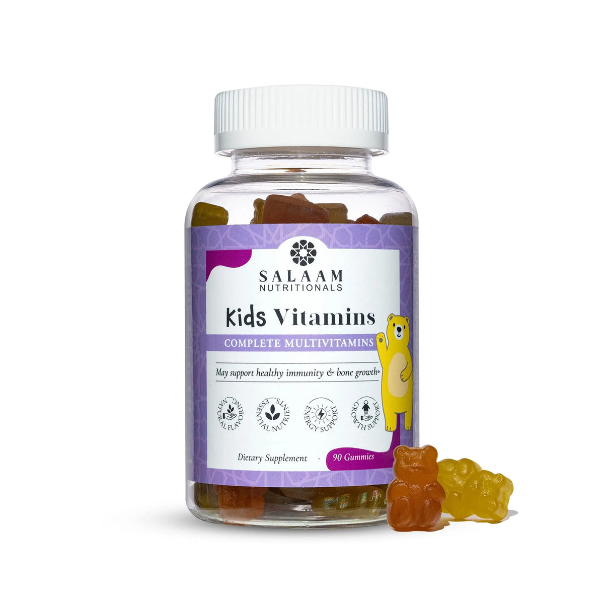 Multivitamins Gummy Vitamins with 13 Essential Vitamins + Minerals 90 Count B55288