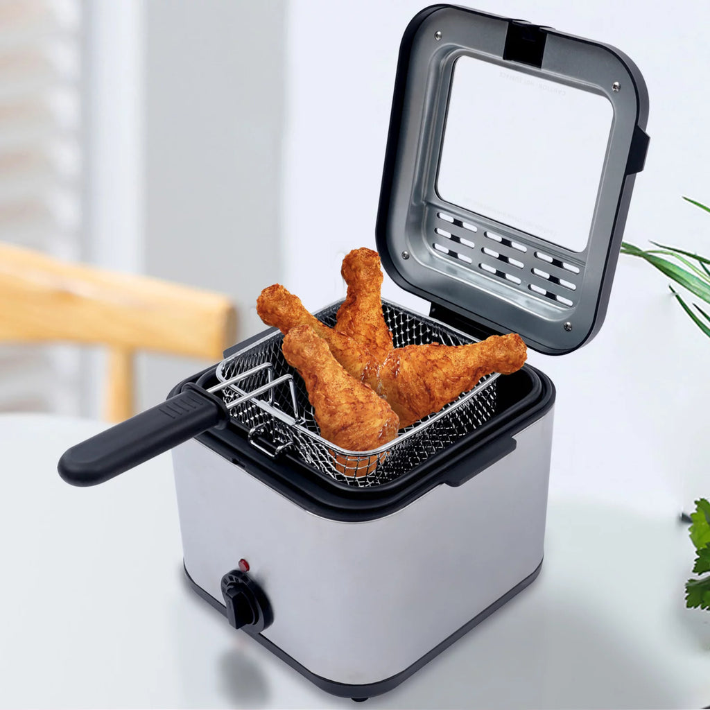 Electric Deep Fryer 2.5 Liters Stainless Steel 1000W E504