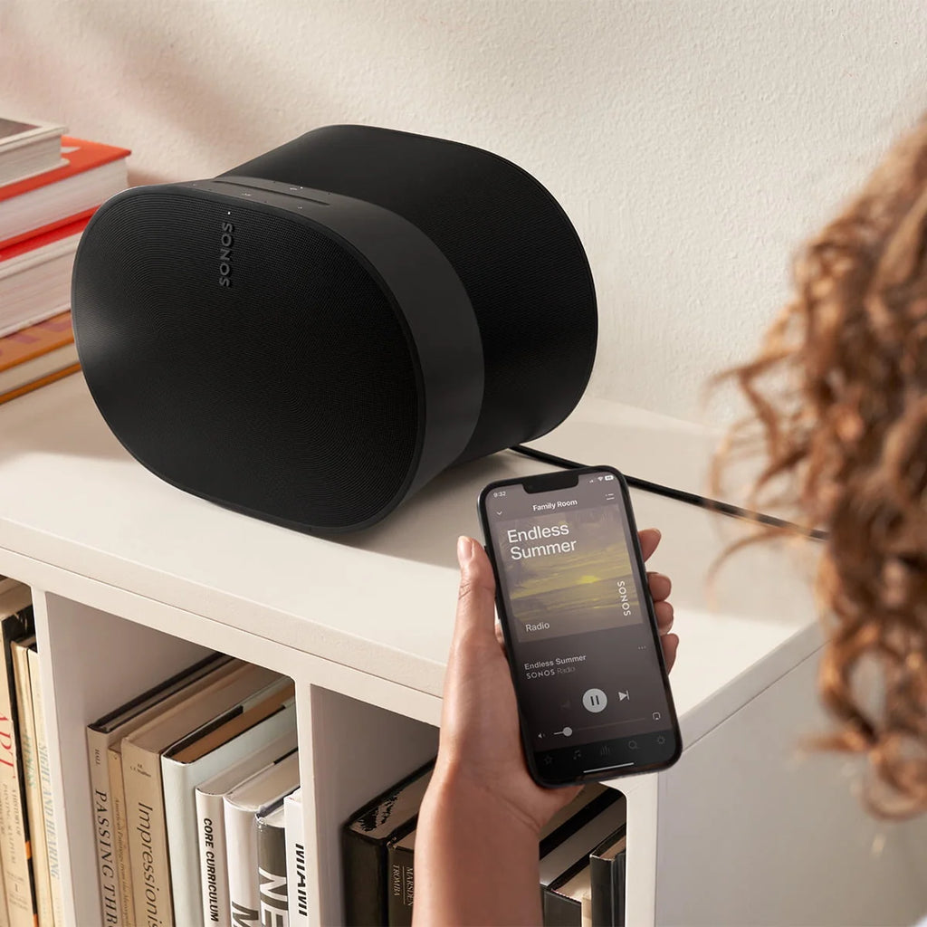Black Voice-Controlled Wireless Smart Speaker K2575