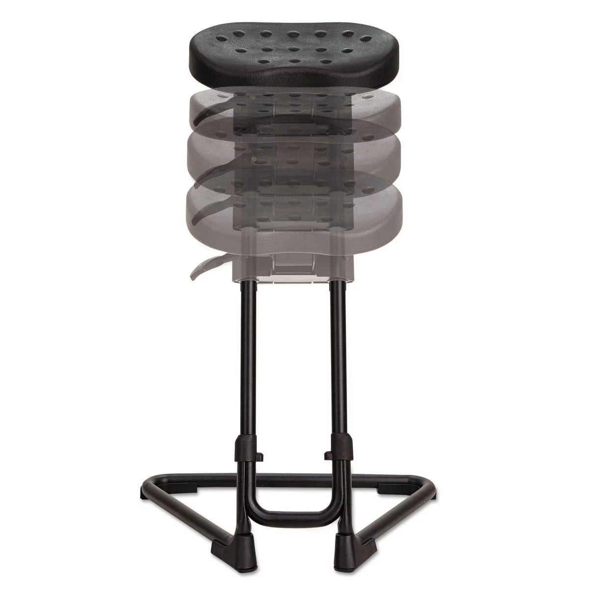Black Adjustable Stool P1555