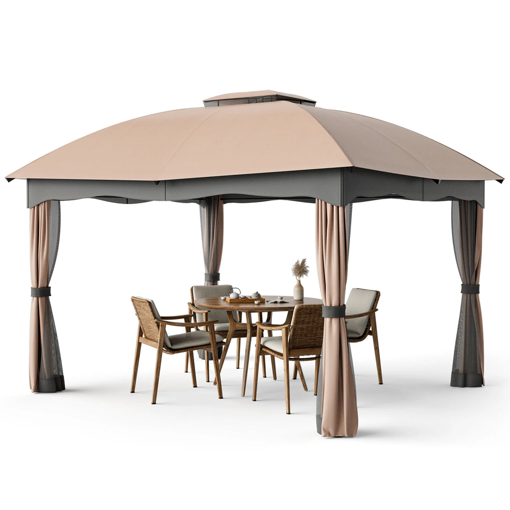 12' x 10' Heavy Duty Steel Gazebo F601092