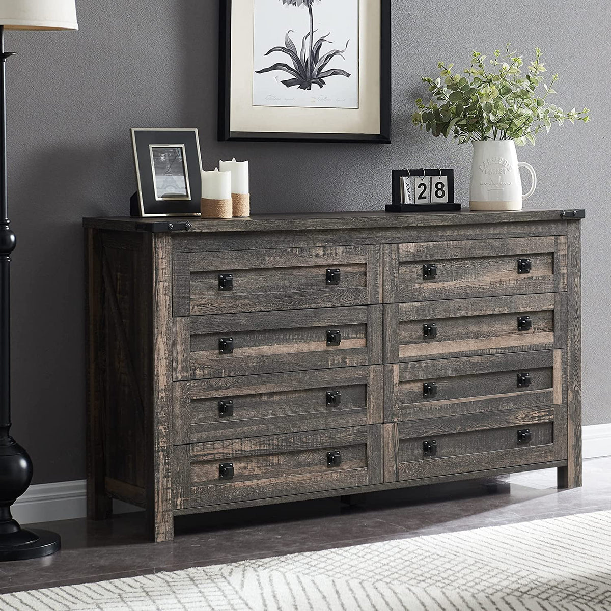 8 Drawer Wood Dresser X134442